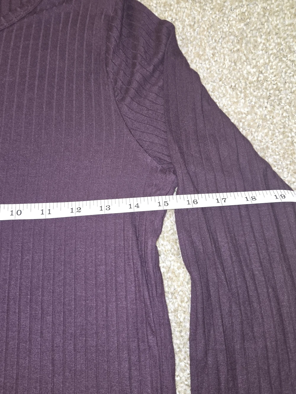Victoria's Secret Ribbed Button-Front Top - Plum - Picture 5 of 6